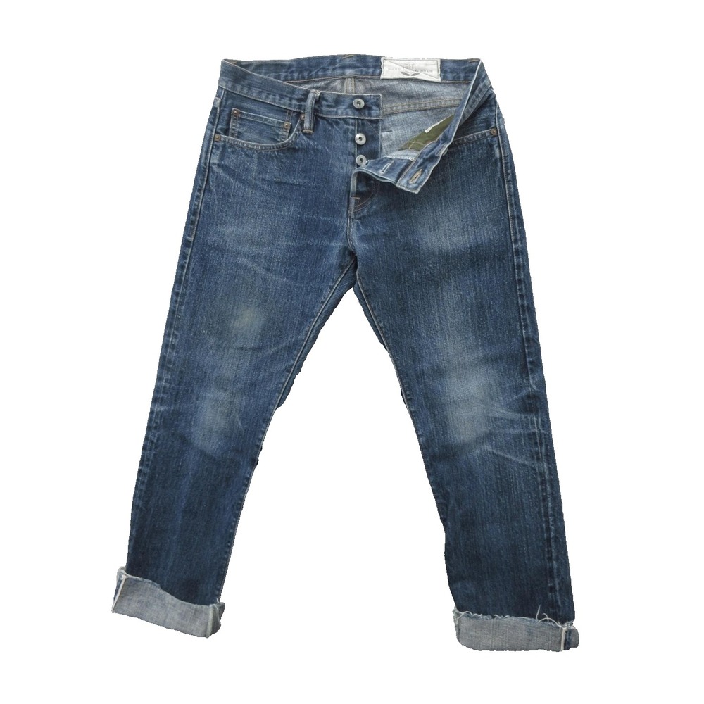 Rogue Territory RGT Jeans Mens 32x29 Blue Selvedge Japan Denim Made USA Raw Hem
